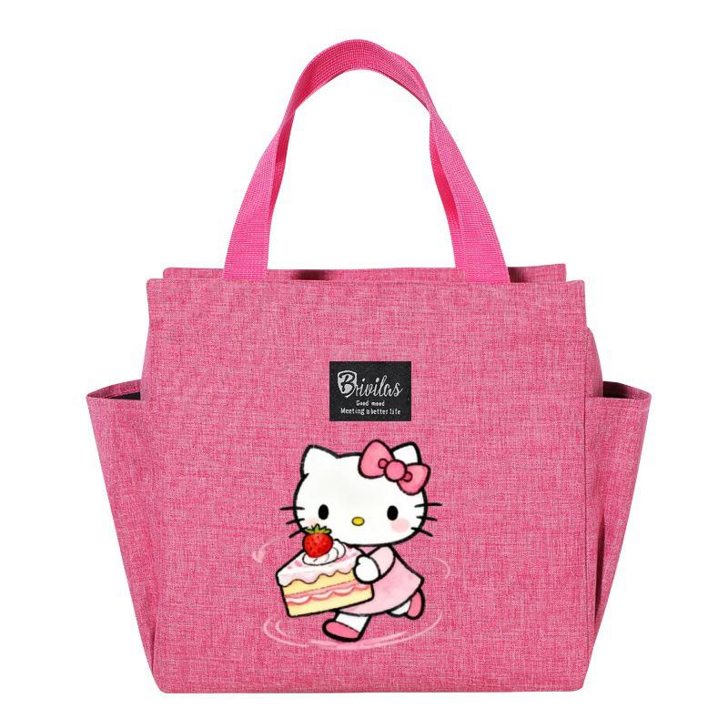 Hello Kitty Insulated Bento Bag - Portable Lunch Box for Picnics & Outings