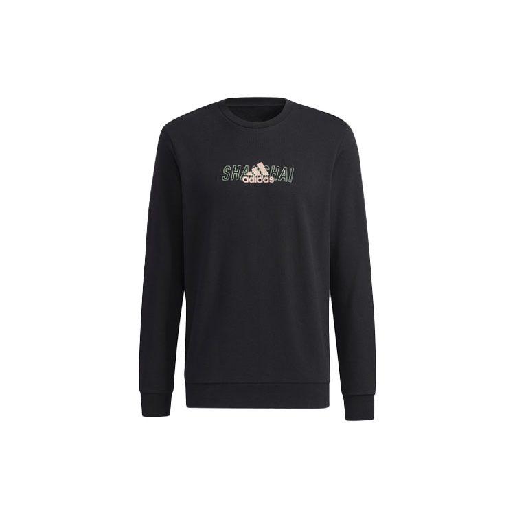 adidas Sweatshirts Men's Black Crew Neck Moderate Regular GS2221