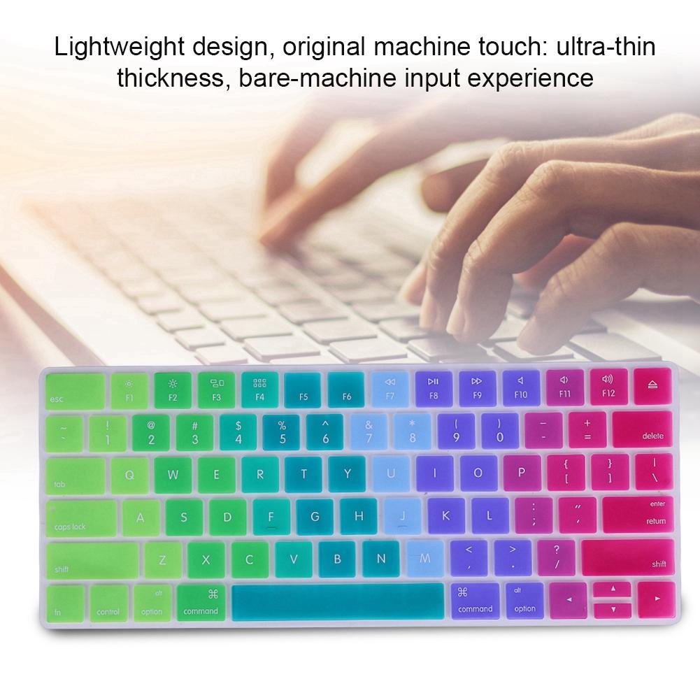 

1 шт. Многоцветная пыле- и водонепроницаемая накладка на клавиатуру для Apple Magic keyboard (Ослепительный)
