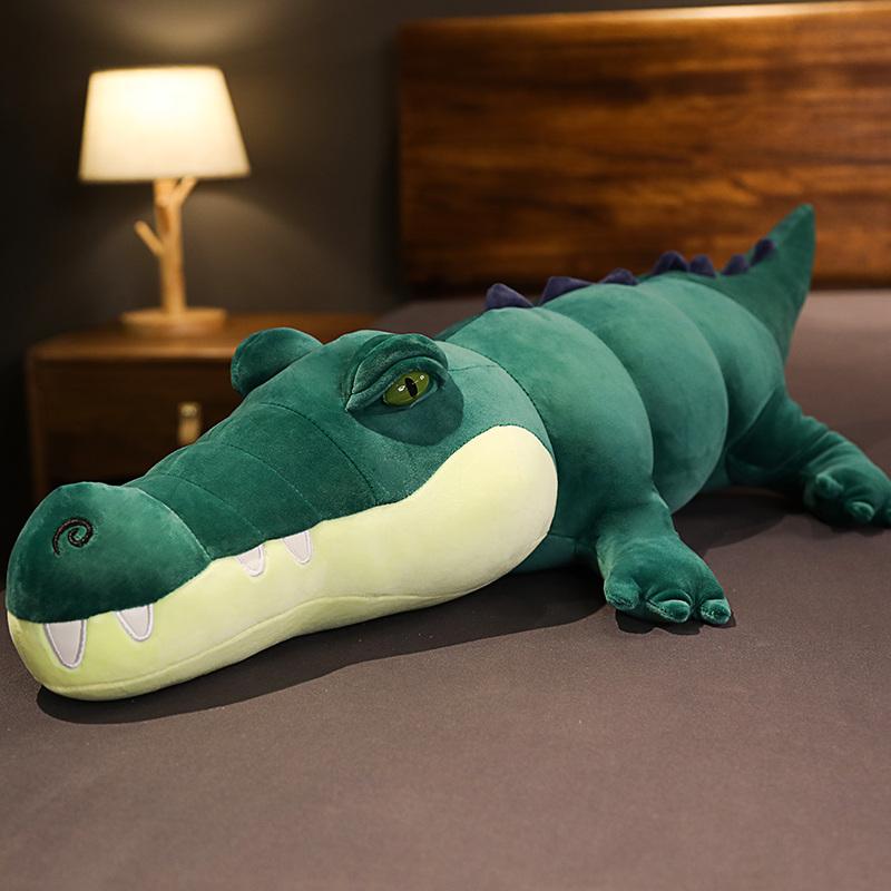 180cm Simulation Big Crocodile Plush Toys Stuffed Soft Animals Plush Long Crocodile Pillow Doll Home Decoration Gift for Kids