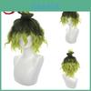 Demon Slayer Gyutaro Cosplay Wig Green Gradient Hairpiece Carnival Props