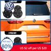 2026 Hot For VOLKSWAGEN VW 2pcs Car Front Radiator Grille Emblem Cover Rear Trunk Logo Badge Lid Accessorie For Volkswagen VW Tr