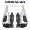 2Pcs ide Door Handle Silver Left Right For 2009-2015 Toyota Corolla Matrix
