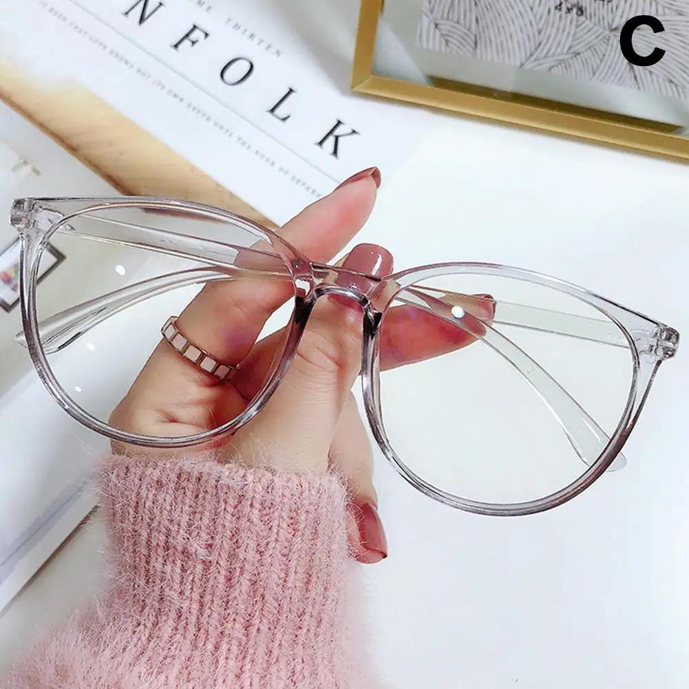 Transparent Computer Glasses Frame Women Men Anti Blue Square Spectacle Blocking Optical Glasses Light Eyeglass Eyewear Y3S4