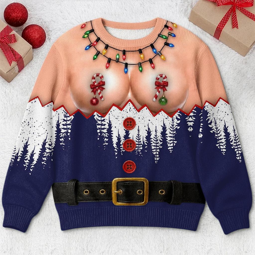 Męski modny top z nadrukiem, zszywany, casualowy, z okrągłym dekoltem, do noszenia na co dzień i w casualowych stylizacjach