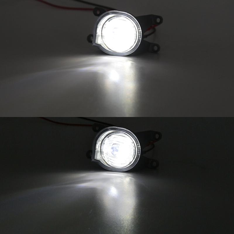 Lumini de zi LED Lampă de ceață DRL pentru Toyota Corolla Sedan Fire Comutator Releu Impermeabil Ornament Cromat
