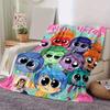 1pz Coperta Stampata Inside Out - Morbida, Coperta da Divano per Tutte le Stagioni per Ufficio, | Regalo Personalizzato con Adorabile Design a Cartone Animato