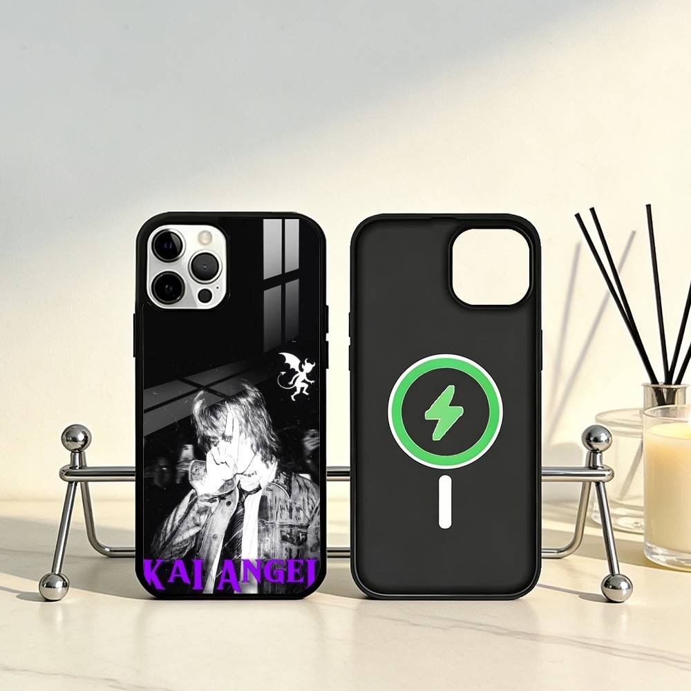 Singer K-Kai Angel Damage Phone Case For iPhone17,16,15,14,13,12,11 Plus,Pro Max Magnetic For Magsafe Wireless Charging