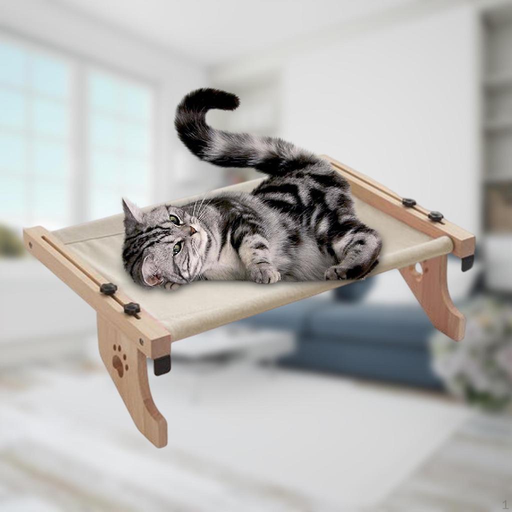 Adjustable Cat Window Perch for Indoor Resting and Climbing
