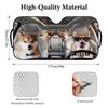 Pet Dog & Cat Print Car Windshield Sunshade