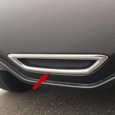 For Toyota CHR C-HR CH-R 2016 2017 Car Chrome Rear Fog Light Rear Brake Light Cover Trim Chrome ABS 1PCS Car Styling