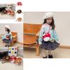 Adorable Fashionable Mushroom Knit Crochet Bag For Kids In Orange Red And Brown Colors