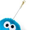 K Company Sesame Street Face Pass Case Cookie Monster SS-FPC-CM H115 x W128 x D40mm