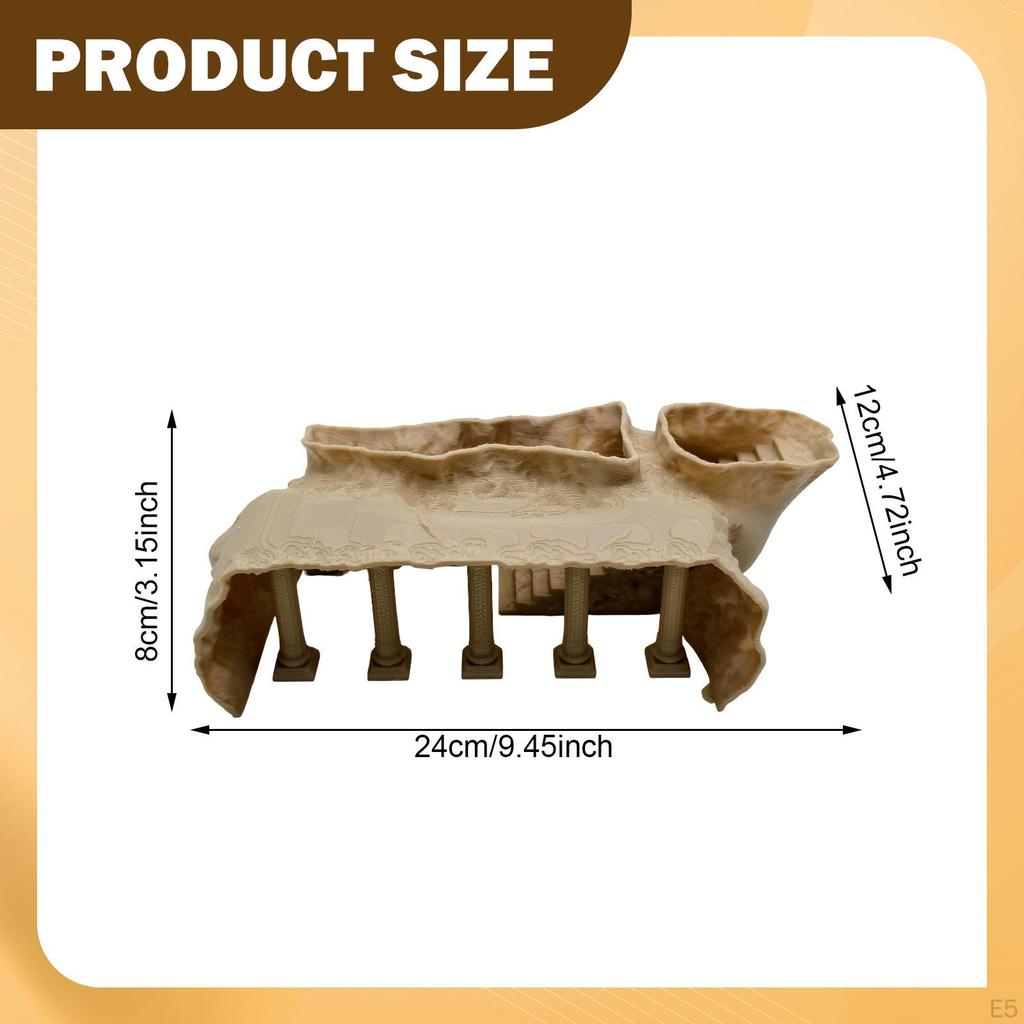 Aquarium Roman Column Cave ,Fish Tank Accessories,Aquarium Decoration,Fish Hideout Decor for