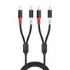 2RCA Male To 2RCA Male Stereo Sound Cables 2RCA Stereo Cable for Home Theater HDTV Amplifiers Systems Car Sound