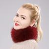 New Lady Real Fox Fur Scarf Women Natural Real Fox Fur Ring Scarves Girl Lovely Good Elastic Knitted Genuine Fox Fur Headband