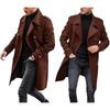 Men S Thickened Warm Woolen Overcoat Winter Casual Outerwear Jacket