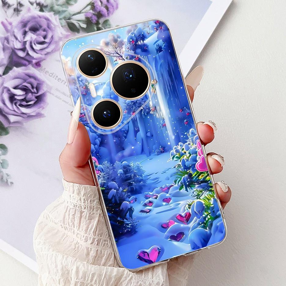 For Huawei P80 Pro Plus Case LMR-AL10 Cute Fashion Painted Cover Soft Slim Phone Case For Huawei Pura 80 Ultra Pura80 Pro+ Shell