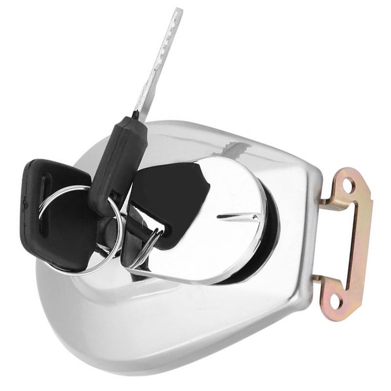 1 Set Motorcycle Fuel Gas Cap Tank Cover With 2 Keys Rustproof Stainless Steel For Honda VF750C VF750 VF 750 700