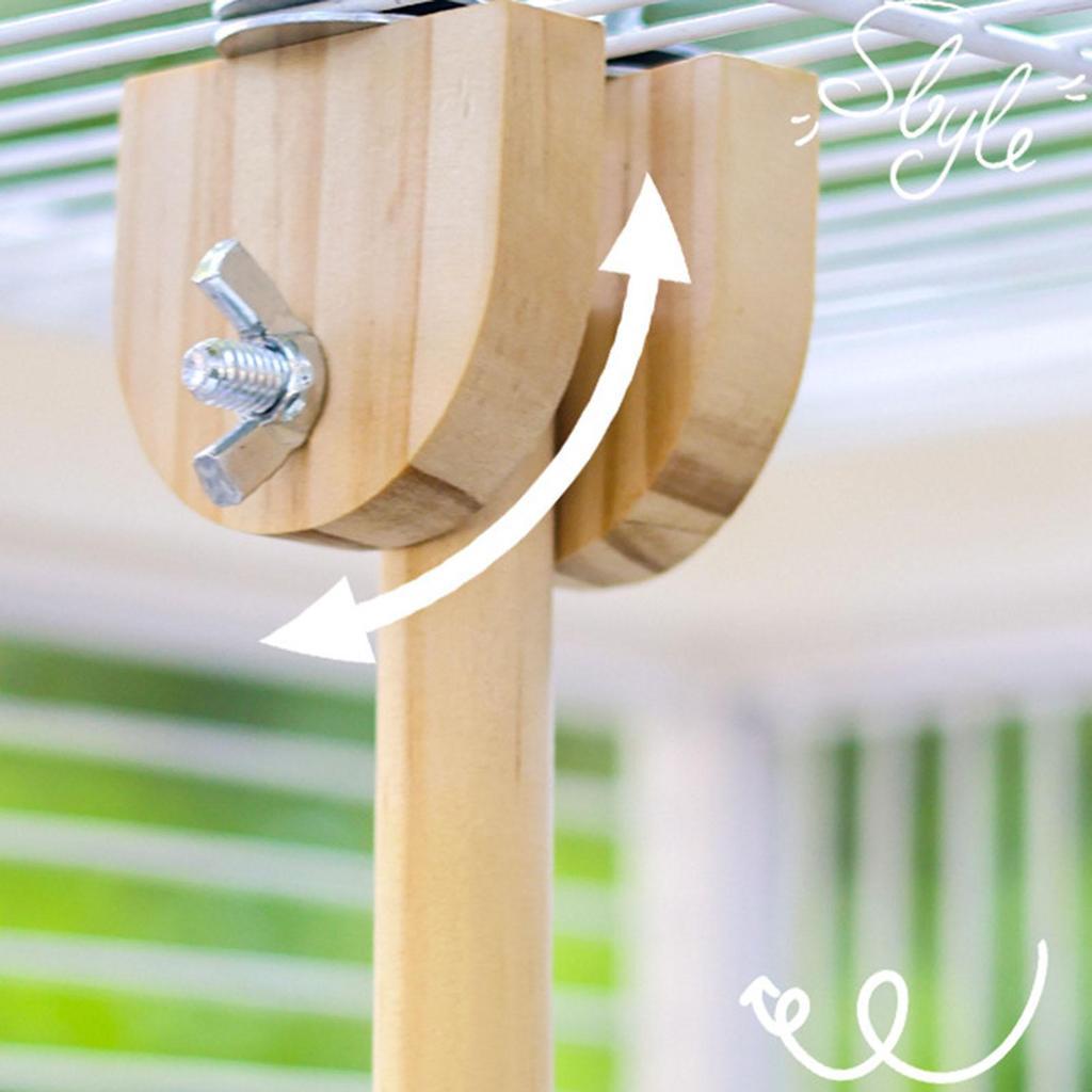 Vogelständer Vogel Baumwollseil Sitzstangen Papagei Schaukel Spielzeug Hängematte Käfigzubehör für Finken Unzertrennliche Wellensittiche Bewegung