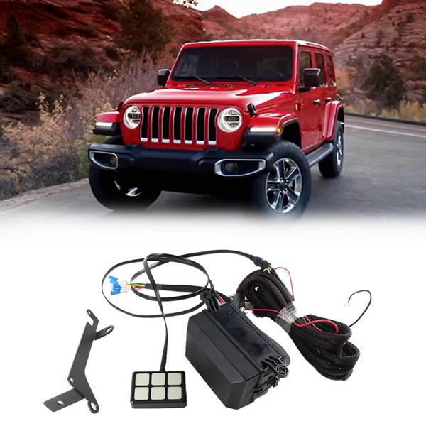 Jeep Wrangler 6-Position Marine Relay Switch Panel