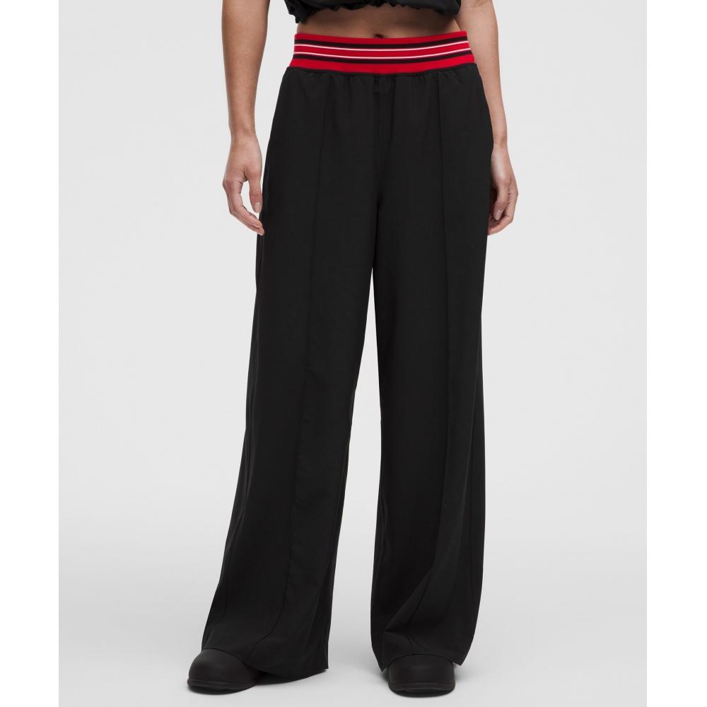 Lullulemon Brizzly Mid-Rise Pants Trim *Asian Fit Blk