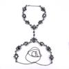 2025 New Fashion Big Glass Waist Chain Body Chains Necklace Jewelry Women Indian Statement Long Crystal Rhinestones Necklace