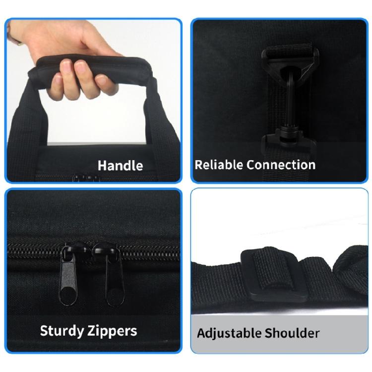 Generator Power Station Carrying Bag Light Weight And Water Resistant Base For Travel Shoulder Bag