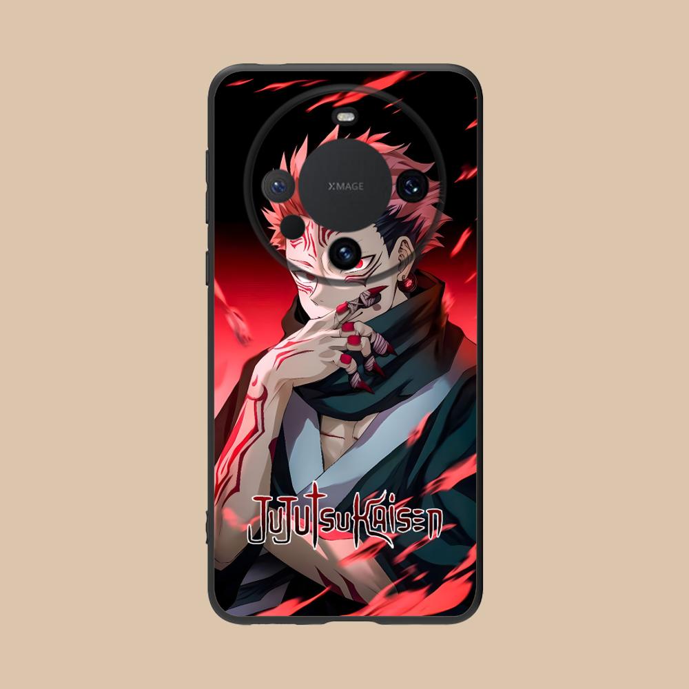 Jujutsu Kaisen Sukuna Mobile Phone Case for Huawei Mate 60 50 40 30 20 10 Pro Plus Lite E 5G Colour Printing Cover Cover Pretty