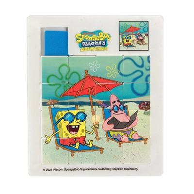 Wolseong Square Pants Spongebob 16 Sliding Puzzle Set, Korean Popular Puzzles