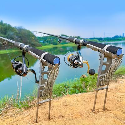 Suporte de pesca automático vara de arremesso de vara de mar para inserir suporte de mola vara levantador de vara equipamento de pesca ferramentas de pesca