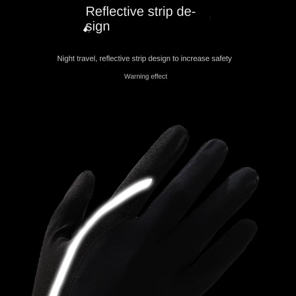 Touch Screen Ice Silk Gloves Anti-UV Driving Mittens New Riding Driving Gloves  Surf
