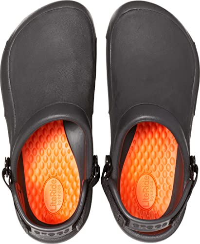Crocs Bistro Pro Light Ride Clog Sandals, Black, Size 23cm
