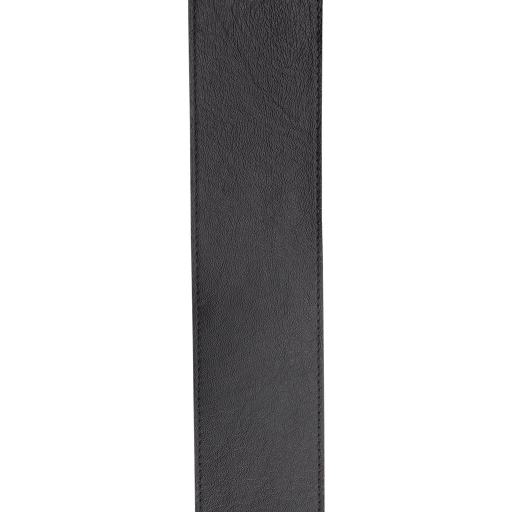 Guitar Strap with Strap Lock Structure Comfort Leather Auto Lock Guitar Strap Black 30BAL00 D'Addario