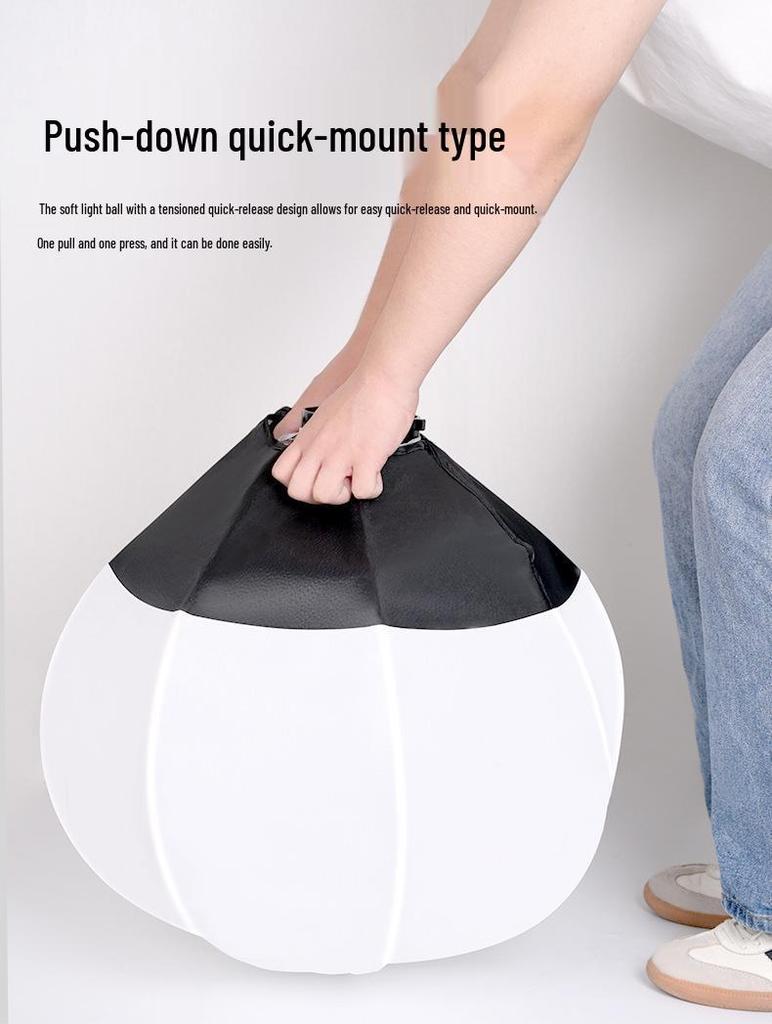 Soft Light Ball Diffuser: 30/55/65/85cm Live Broadcast Background Lighting Lamp