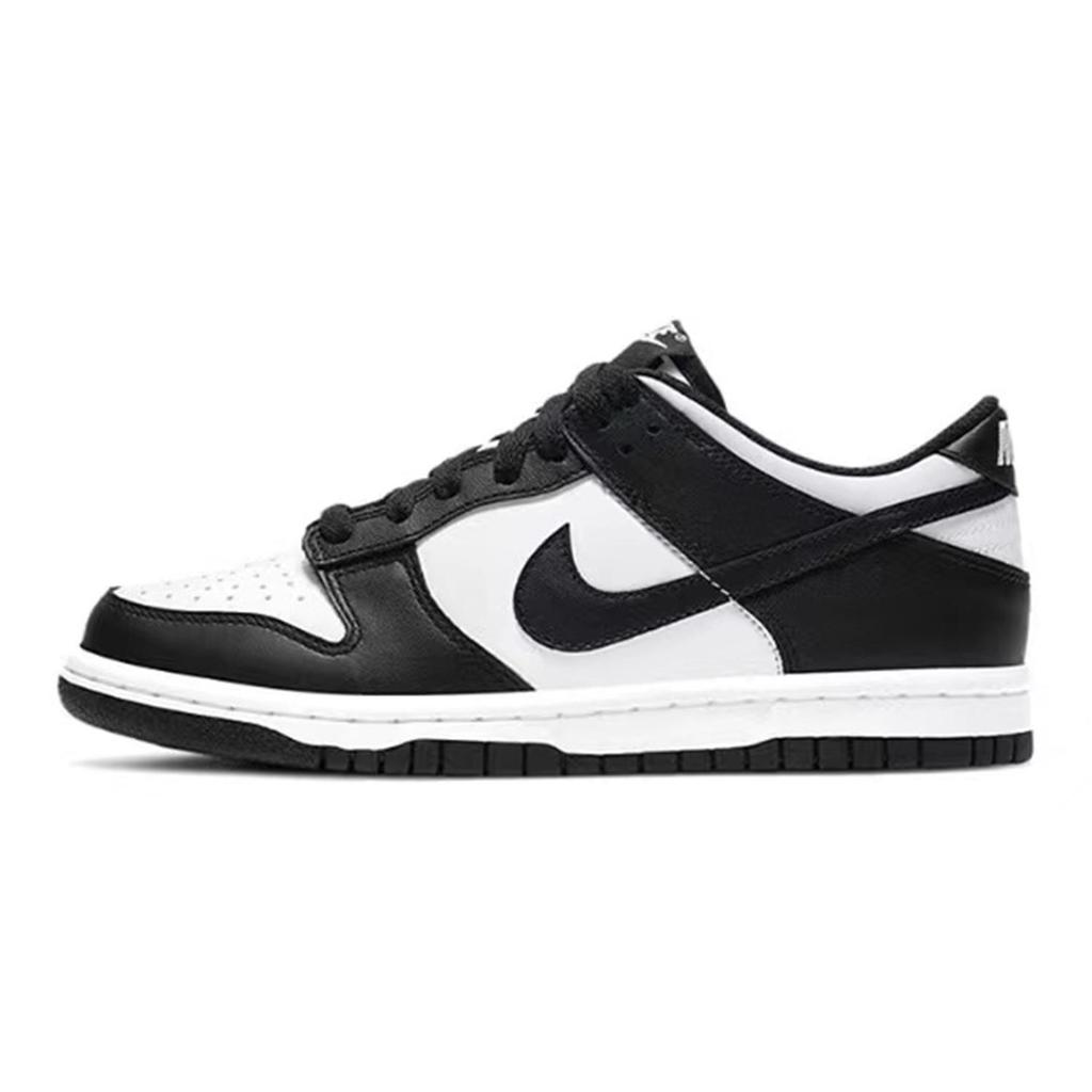 Nike Dunk Low top Skateboard Shoes GS Black White Brown CW1590-100(Team57-)