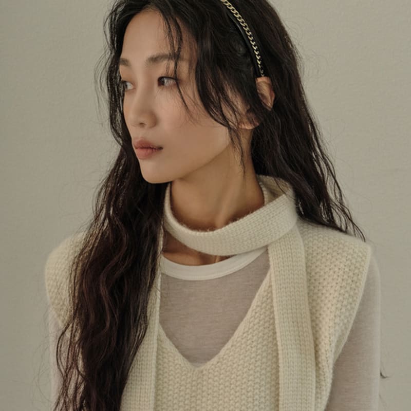 Mishuu Somuch Chain Hairband_2color