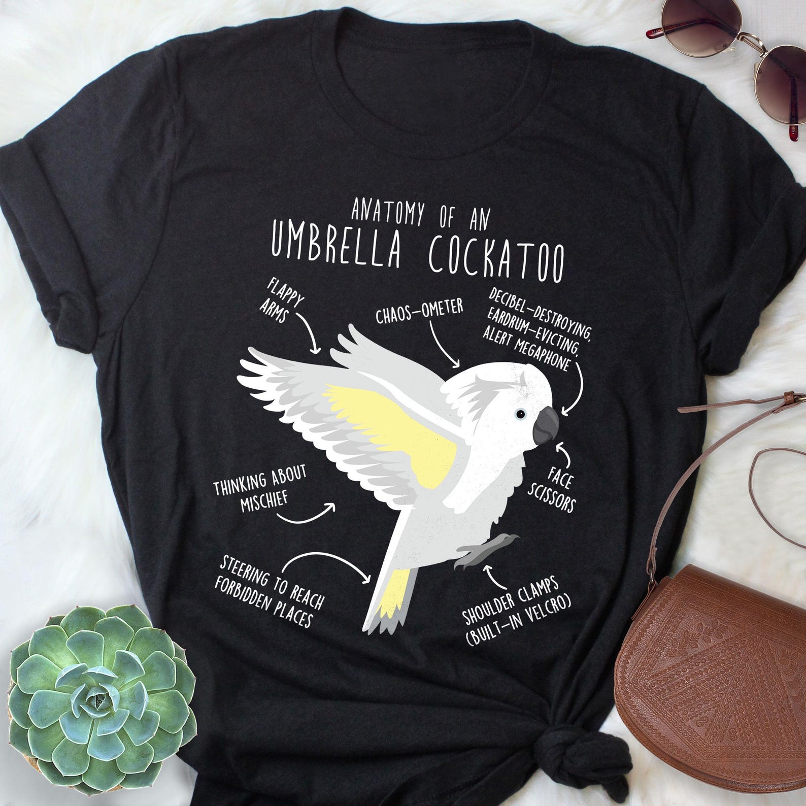 Umbrella Cockatoo Shirt, , , Funny Parrot Lover Gift, Cute Pet Umbrella Cockatoo T-shirt, Bird, Cockatoo Mom Cockatoo Dad 140