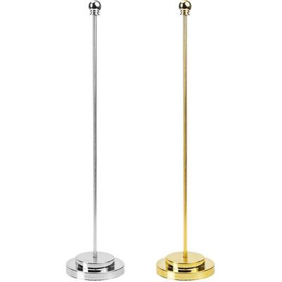 High Quality Metal Table Flag Pole Nail-Free Desk Ornaments Desktop Flag Holder Stable Base Flagpole Meeting Room