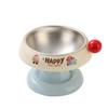 Stainless Steel Cat & Dog Food and Water Bowl with Neck Protection - Anti-Tip Design