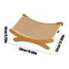 2 In 1 Cat Scratching Board Breathable Wear-resistant Cat Scratching Board Lounge Bed Nest for Pets Indoor and Outdoor Rest