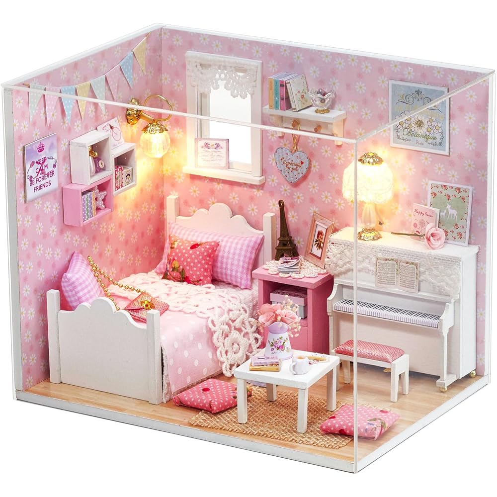 

Cuteroom Sunshine Princess DIY Wooden Miniature House Kit Adult Craft Home Decor