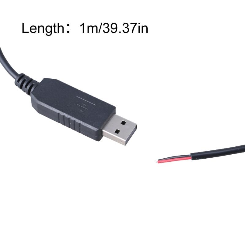 USB2.0 Stecker 2-Pin Stromkabel mit Schaltern Pigtail-Kabel für installierte USB-Geräte Ersatz Reparatur Kleiner Lüfter