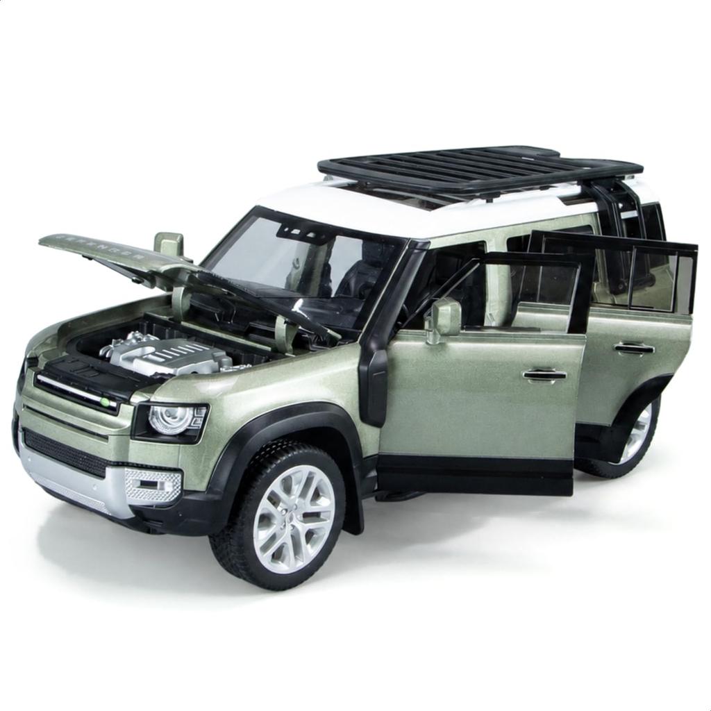 Heimanba Land Rover Defender 110 2020 Diecast Model Car Q1002A 1/18 / (Green GN)