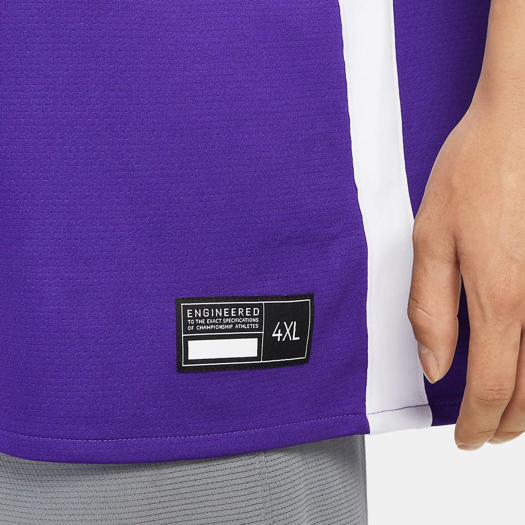 Nike Logo Print Quick-Dry Breathable Sleeveless Basketball Tank Top Men Tops Blue CQ4363-546