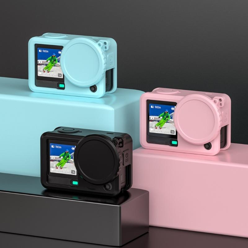 Perfect Silicone Cover For ACTION 6 Sports Cameras Easy Toolless Installation Button Accessibility Convenience