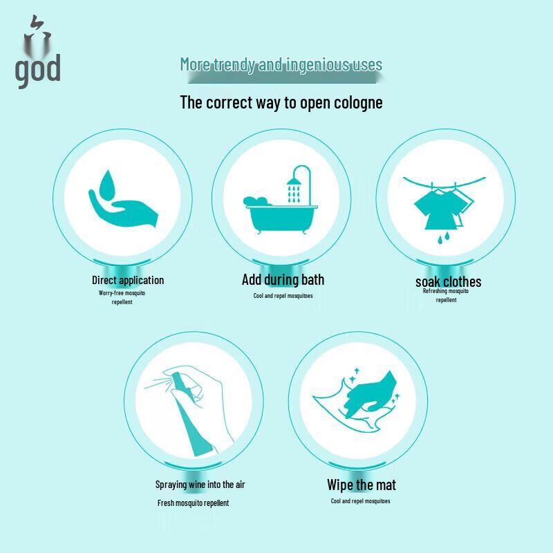 Liu Shen Summer Cool Mosquito Repellent Spray (Ice Lotus)