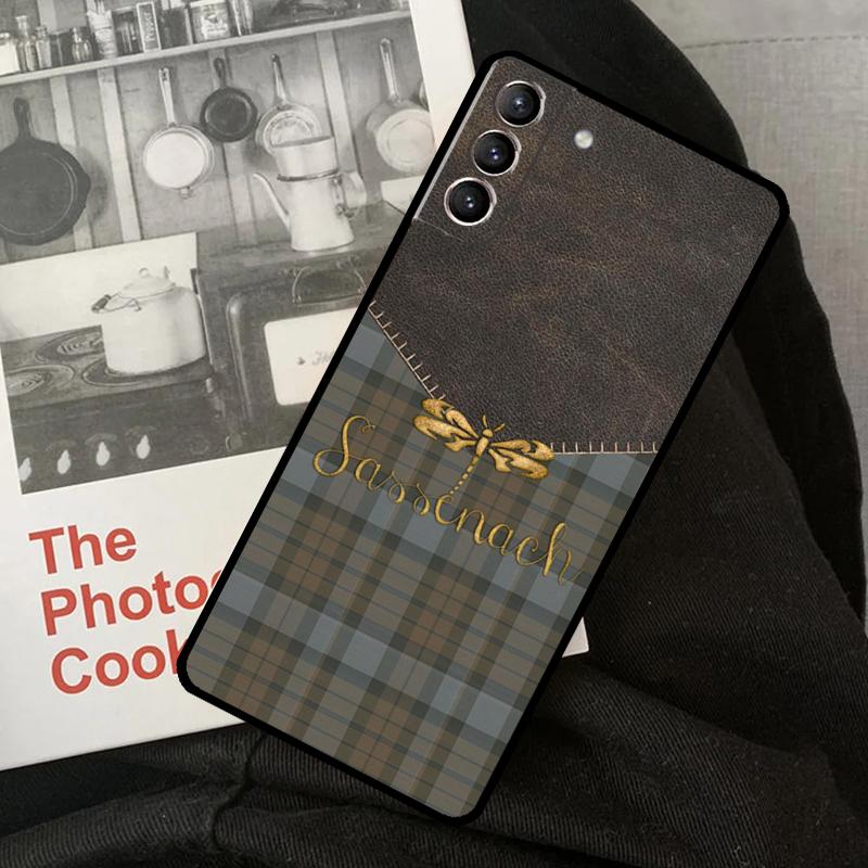 Outlander Sassenach Phone Case For Samsung Galaxy S24 Ultra S22 S23 S20 S21 S24 FE S9 S10 Plus Note 10 20 Ultra