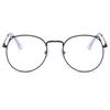 Cute Anti Blue Light Glasses Metal Glasses Frame Flat Glasses Fashion Comfortable Transparent Glasses For Women