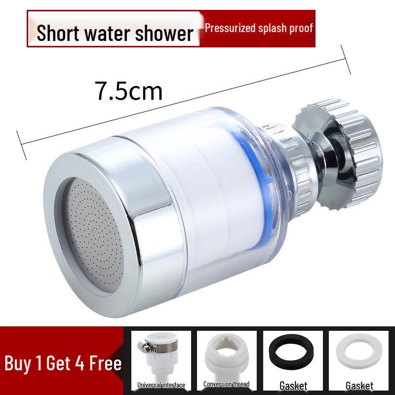 Compact Electroplating Kitchen Faucet Water Purifier
